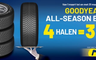 Goodyear 4-seizoenbanden 4 halen = 3 betalen bij van Berkel Banden Steenwijk_Maart 2022