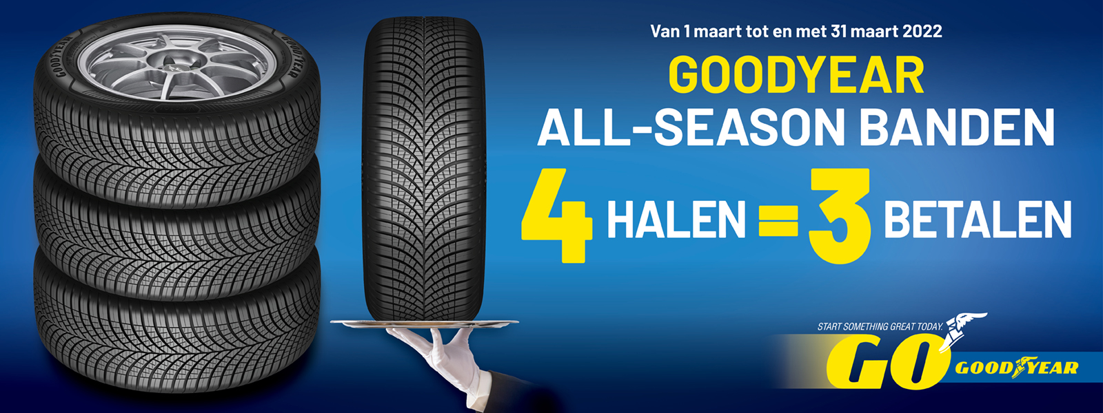 Goodyear 4-seizoenbanden 4 halen = 3 betalen bij van Berkel Banden Steenwijk_Maart 2022