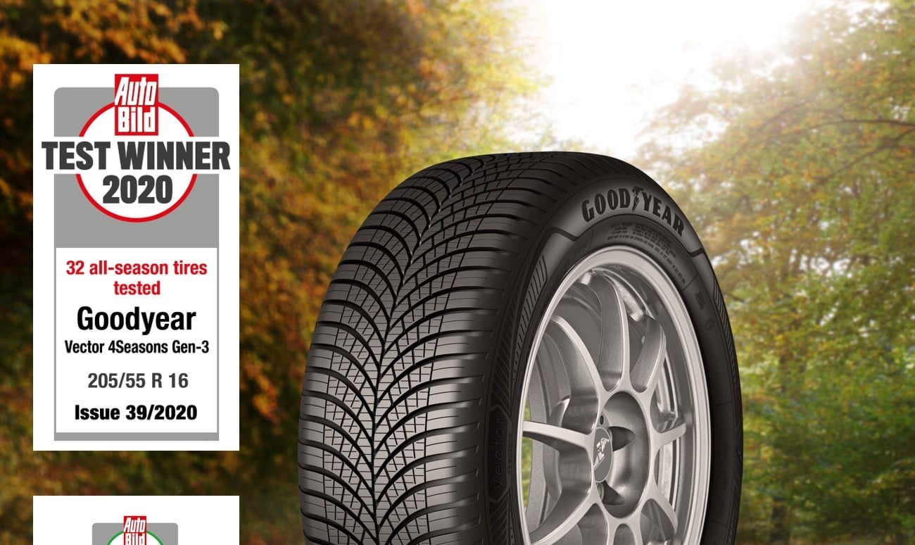 Immoraliteit Kinderen Uitleg Goodyear Vector 4Seasons Gen-3 wint all-season test Auto Bild