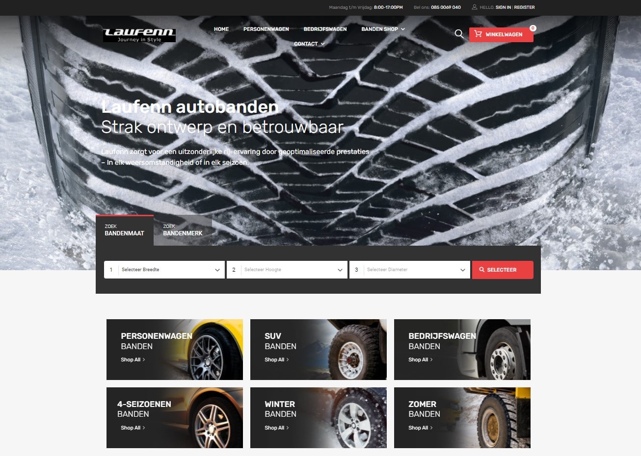 Laufenn autobanden webshop laufennbanden.nl