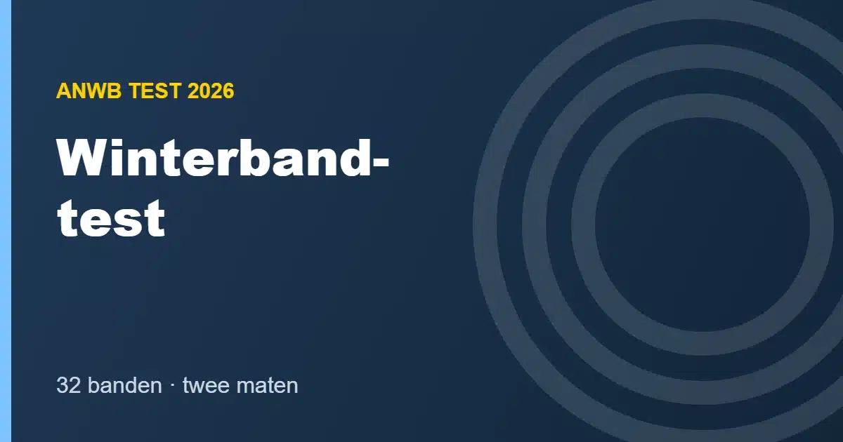 ANWB winterbandentest 2026